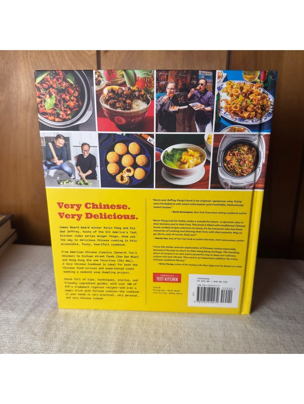 A Very Chinese Cookbook Hardcover America’s Test Kitchen Kevin Pang